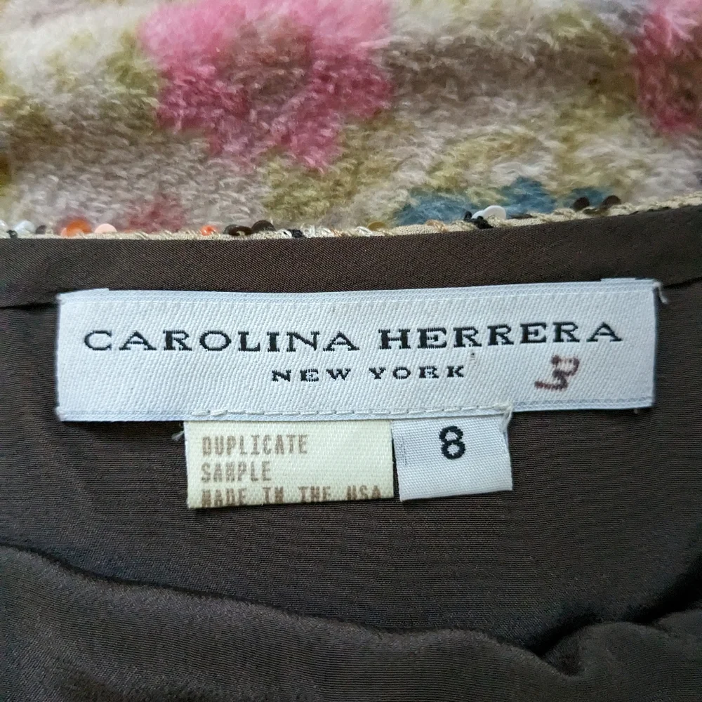 Carolina Herrera Beaded Sequin Sample Skirt - Picture 9 of 10